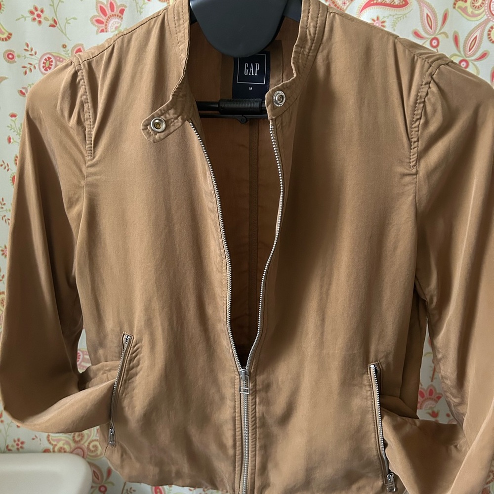 GAP Tencel Moto Jacket